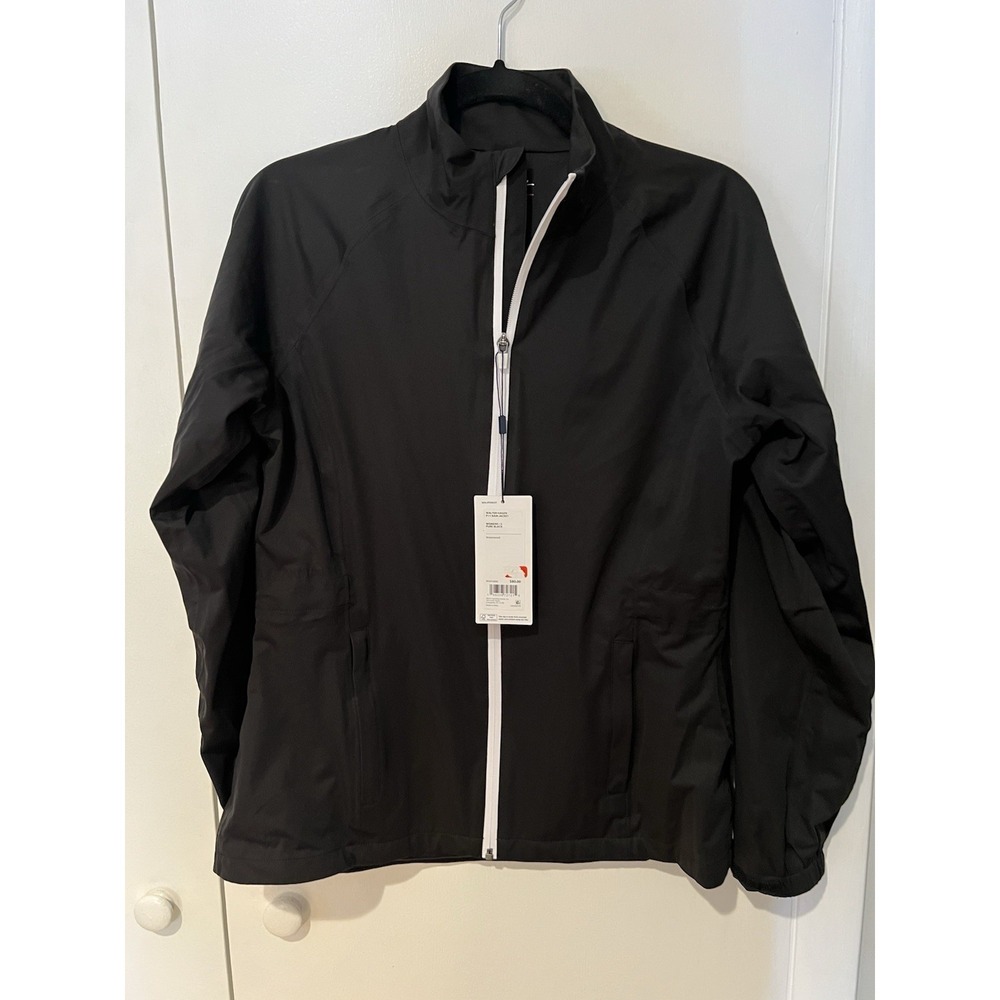 NWT Walter Hagen Black Size Small P11 Performance Rain Jacket Womens Waterproof